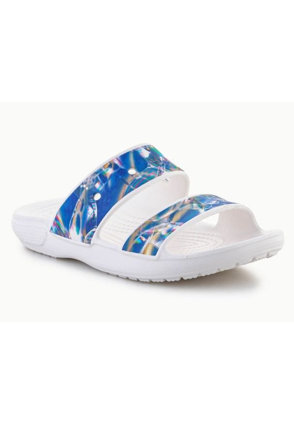 Klapki Crocs Classic Hyperreal Sandal W 208375-928 niebieskie. Kolor: niebieski