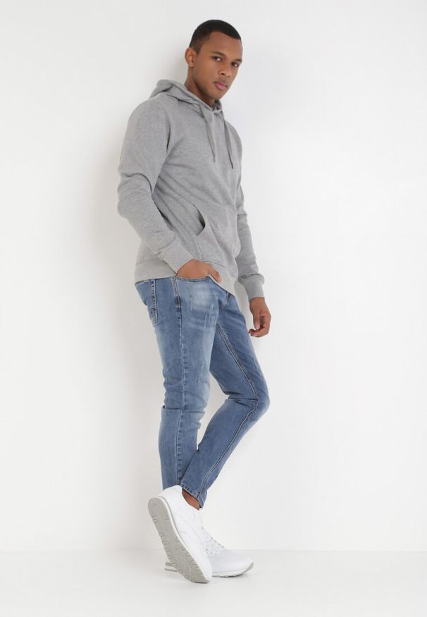 Born2be - Jasnoszara Bluza Avaguna. Kolor: szary. Długość rękawa: długi rękaw. Długość: długie. Styl: sportowy