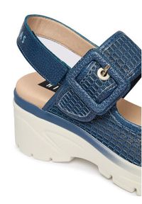 Hispanitas Sandały HV264636 C003 Granatowy. Kolor: niebieski. Materiał: materiał #5