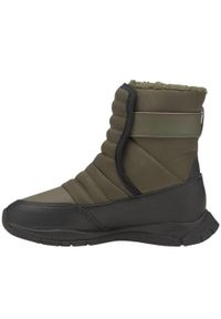 Puma - Skórzane Buty Śniegowe Dla Dzieci. Kolor: zielony. Materiał: skóra. Sezon: zima. Sport: turystyka piesza