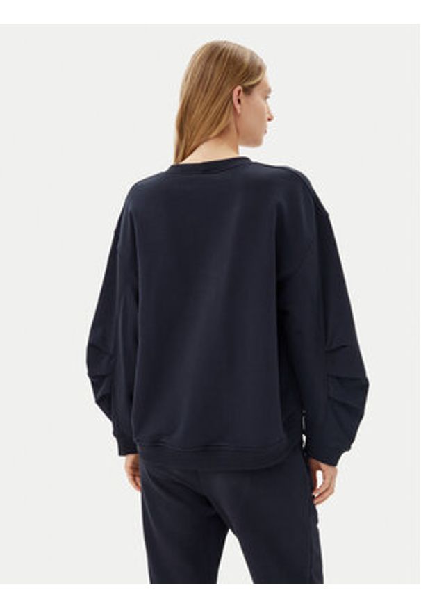 ViCOLO Bluza RD0178 Granatowy Reglan Fit. Kolor: niebieski. Materiał: bawełna