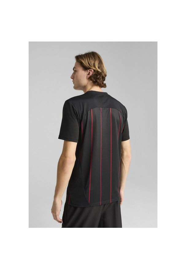 Puma - Męska koszulka przedmeczowa AC Milan PUMA Black For All Time Red. Kolor: czerwony, wielokolorowy, czarny