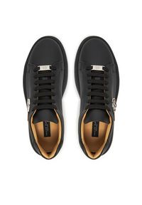 Philipp Plein - PHILIPP PLEIN Sneakersy PAES MSC4022 Czarny. Kolor: czarny. Materiał: skóra #4