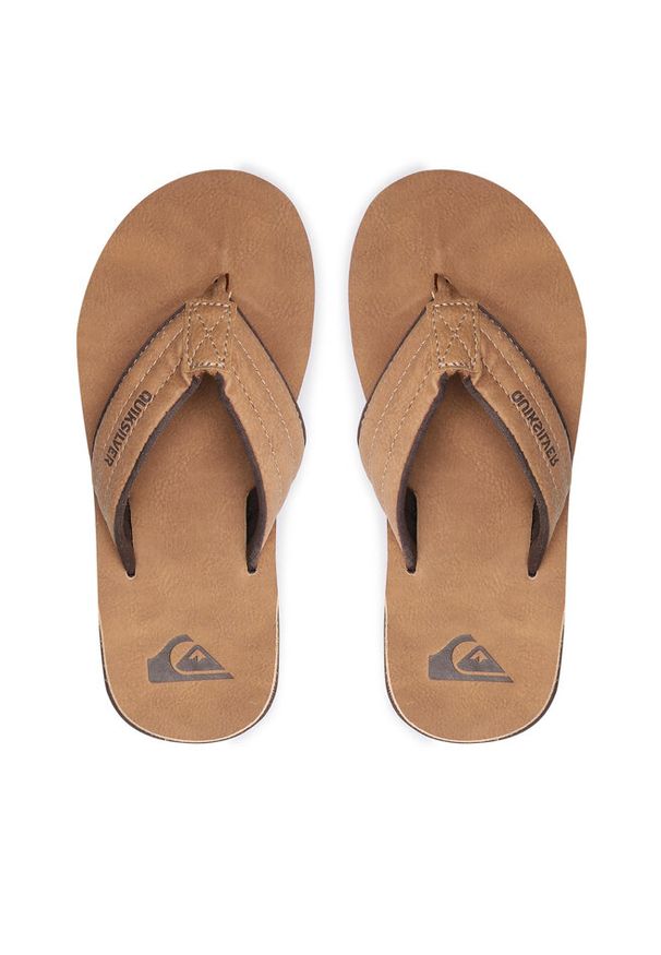 Japonki Quiksilver. Kolor: brązowy