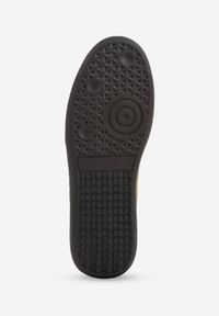 Renee - Brązowe Zamszowe Sneakersy w Stylu Klasycznych Tenisówek ze Skórzaną Wkładką Volma. Okazja: na co dzień. Kolor: brązowy. Materiał: skóra, zamsz. Szerokość cholewki: normalna #2