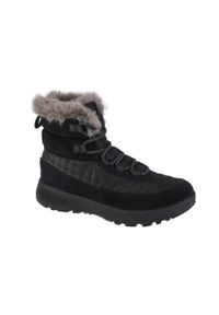 columbia - Buty do chodzenia damskie Columbia Slopeside Peak Luxe Waterproof. Kolor: czarny. Materiał: syntetyk, materiał, skóra. Sezon: zima. Styl: sportowy