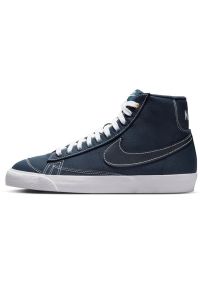 Buty Nike Blazer Mid '77 Canvas M DX5550-400 niebieskie. Okazja: na co dzień. Kolor: niebieski. Materiał: guma #1