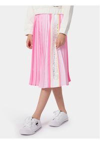 Karl Lagerfeld Kids Spódnica Z30094 D Różowy Regular Fit. Kolor: różowy. Materiał: syntetyk