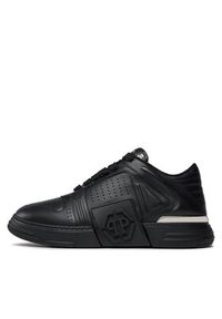 Philipp Plein - PHILIPP PLEIN Sneakersy Leather Lo-Top Sneakers AACS MSC3843 PLE075N Czarny. Kolor: czarny #4