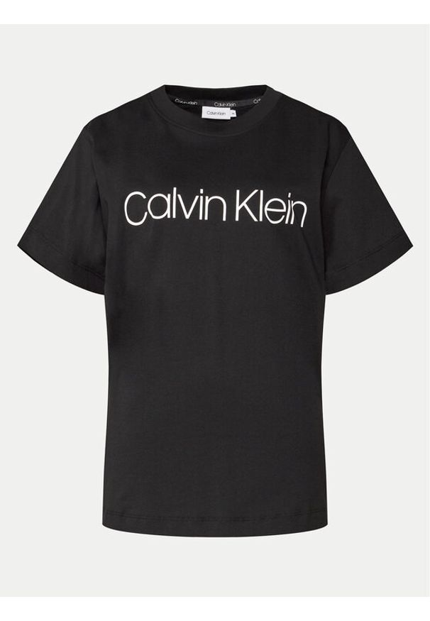 Calvin Klein Curve T-Shirt Inclusive K20K203633 Czarny Regular Fit. Kolor: czarny. Materiał: bawełna