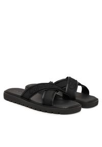 Calvin Klein Klapki Sq Molded Sandal Xcross Wb HM0HM02101 Czarny. Kolor: czarny. Materiał: materiał #4