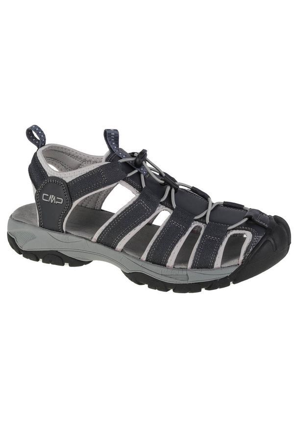 Buty do chodzenia męskie CMP Sahiph Hiking. Zapięcie: rzepy. Kolor: wielokolorowy, czarny, szary. Materiał: materiał, syntetyk, tkanina. Sport: turystyka piesza