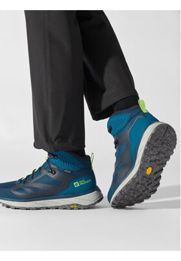 Jack Wolfskin Trekkingi Terraventure Texapore Mid M 4051521 Granatowy. Kolor: niebieski. Materiał: materiał. Sport: turystyka piesza