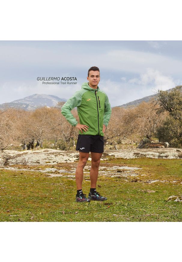 Kurtka do biegania męska Joma R-Trail Nature Raincoat. Kolor: zielony