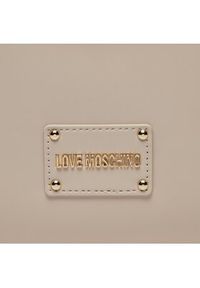 Love Moschino - LOVE MOSCHINO Torebka JC4127PP1ILN111A Beżowy. Kolor: beżowy. Materiał: skórzane #4
