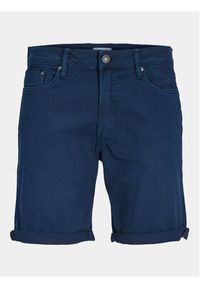 Jack & Jones - Jack&Jones Szorty jeansowe Jpstrick 12248681 Granatowy Regular Fit. Kolor: niebieski. Materiał: bawełna #5