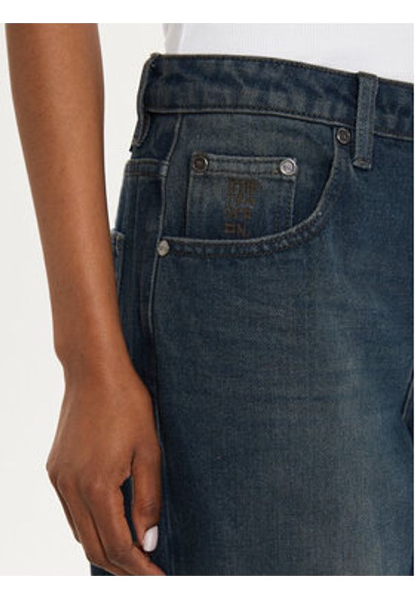 One Teaspoon Jeansy 26419 Niebieski Wide Leg. Kolor: niebieski