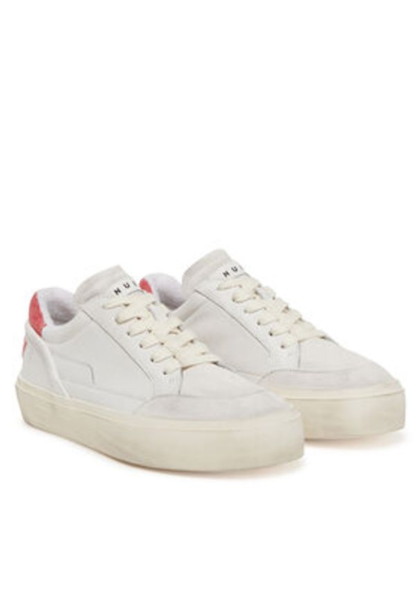 Inuikii Sneakersy Lila Low 30102-850 Biały. Kolor: biały. Materiał: skóra