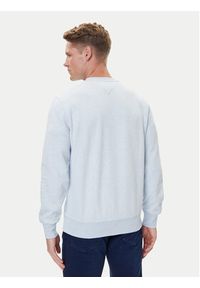 TOMMY HILFIGER - Tommy Hilfiger Bluza Logo MW0MW11596 Niebieski Regular Fit. Kolor: niebieski. Materiał: syntetyk, bawełna #4