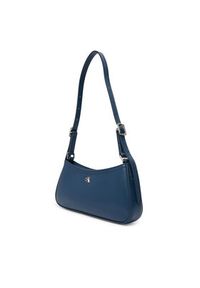 Calvin Klein Torebka Ck Small Shoulder Bag LV04F3170G Granatowy. Kolor: niebieski. Materiał: skórzane #4