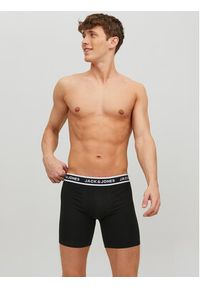 Jack & Jones - Jack&Jones Komplet 3 par bokserek 12229576 Czarny. Kolor: czarny. Materiał: bawełna #4