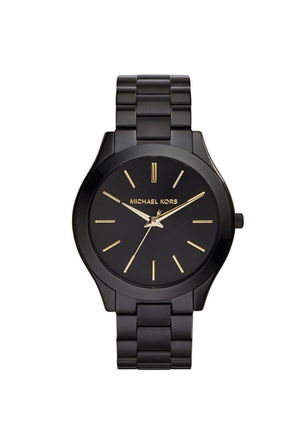 Michael Kors Zegarek Slim Runway MK3221 Czarny. Kolor: czarny