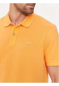 BOSS Polo Pallas 50468301 Żółty Regular Fit. Typ kołnierza: polo. Kolor: żółty. Materiał: bawełna #5