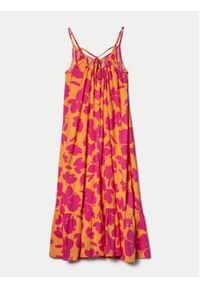 GAP - Gap Sukienka letnia 670217-04 Różowy Loose Fit. Kolor: różowy. Materiał: bawełna. Sezon: lato