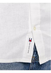 Tommy Jeans Koszula DM0DM18962 Biały Regular Fit. Kolor: biały. Materiał: bawełna, len