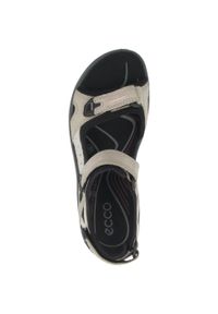 ecco - Buty do chodzenia damskie Ecco 06956354695. Zapięcie: rzepy. Kolor: beżowy. Materiał: skóra, guma. Sport: turystyka piesza