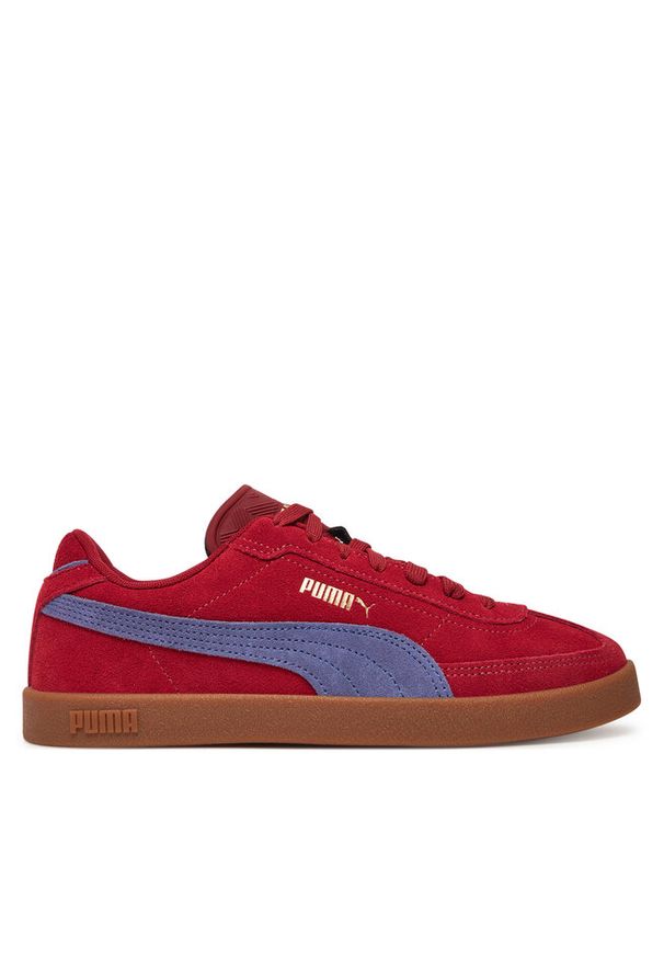 Sneakersy Puma. Kolor: czerwony. Model: Puma Suede
