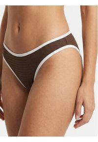Seafolly Dół od bikini Beach Bound 40316-072 Brązowy. Kolor: brązowy. Materiał: syntetyk #4