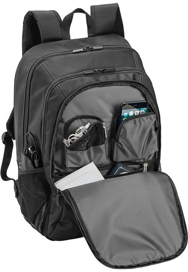 Plecak Pedea PEDEA Rucksack "First One" 17,3 Zoll (43,9cm), schwarz/grau