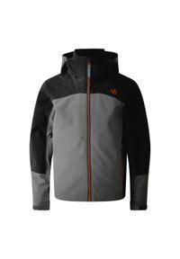 Regatta - Dziecięca/niemowlęca Wodoodporna Kurtka Explore II. Kolor: szary, wielokolorowy, czarny #1