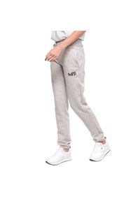Spodnie turystyczne damskie Superdry Ana. Kolor: szary. Materiał: poliester, bawełna. Sport: turystyka piesza