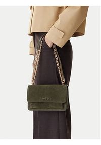 MICHAEL Michael Kors Torebka Claire 30F5GC7L3S Khaki. Kolor: brązowy. Materiał: skórzane, zamszowe #5