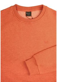 Pomarańczowa Bluza - Wildfinder - Okrągły Dekolt. Okazja: na co dzień. Kolor: pomarańczowy. Materiał: bawełna, poliester. Wzór: melanż. Styl: casual, sportowy #2