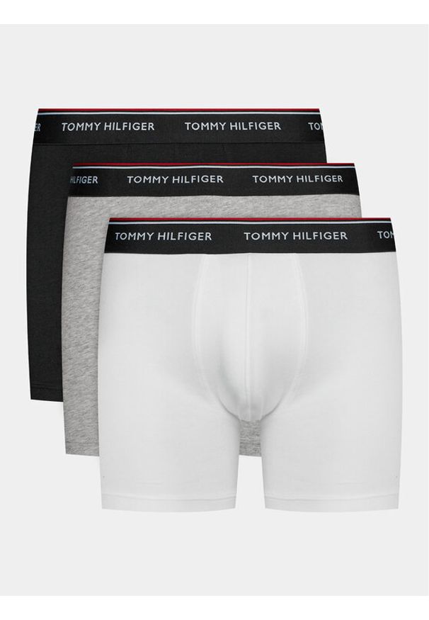 TOMMY HILFIGER - Tommy Hilfiger Komplet 3 par bokserek UM0UM00010 Kolorowy. Materiał: bawełna. Wzór: kolorowy