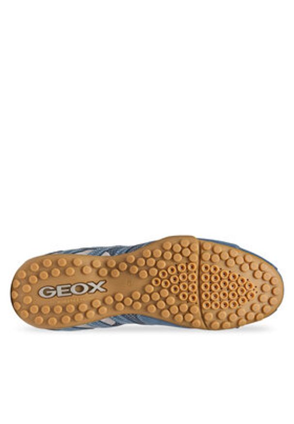 Geox Sneakersy U Snake Original U55MNA 02214 C4348 Beżowy. Kolor: beżowy. Materiał: zamsz, skóra