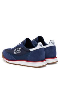 EA7 Emporio Armani Sneakersy 7X000655 AF23106 MZ696 Granatowy. Kolor: niebieski. Materiał: materiał #5