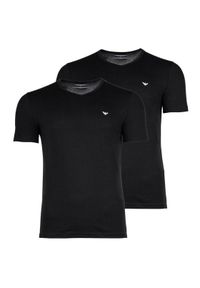 Emporio Armani T-Shirt 30562 Czarny Comfort Fit. Kolor: czarny