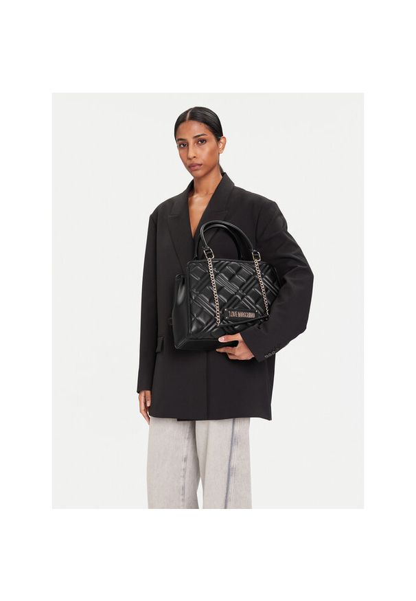 Love Moschino - Torebka LOVE MOSCHINO. Kolor: czarny
