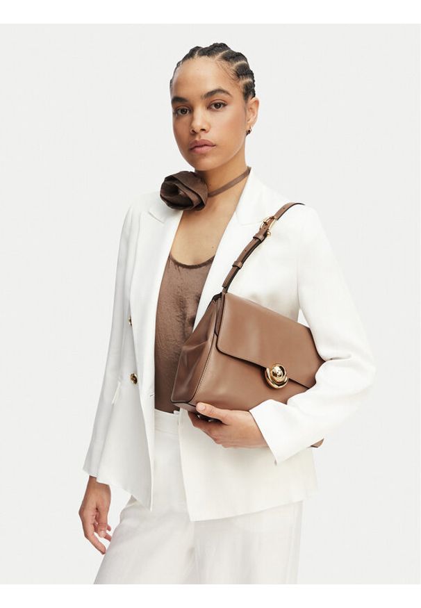 Furla Torebka Domus S WB01862 BX4185 IT 4489S Brązowy. Kolor: brązowy. Materiał: skórzane