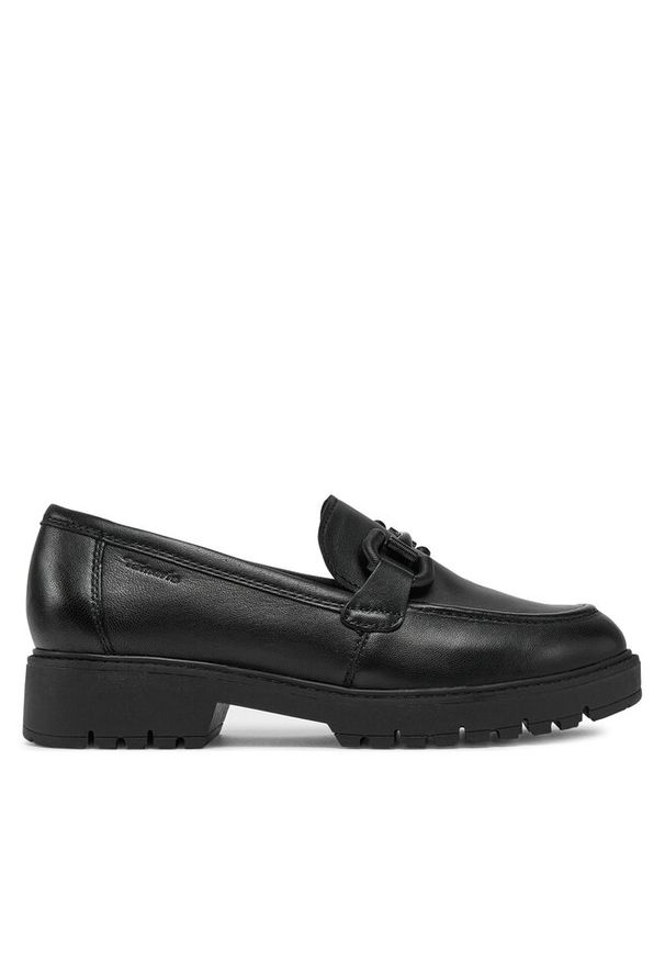Loafersy Tamaris. Kolor: czarny