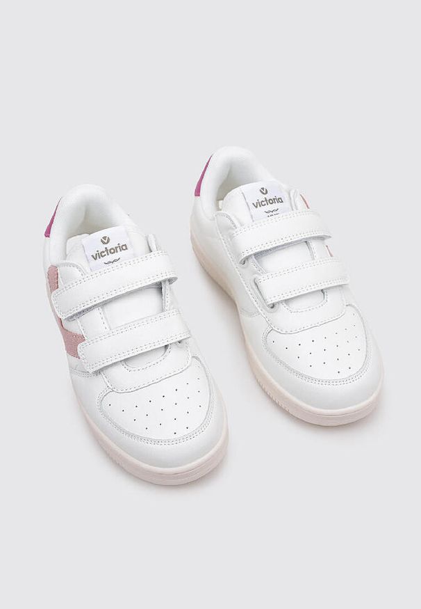 Buty VICTORIA 1124104V Biały. Kolor: różowy. Materiał: syntetyk, tkanina. Sport: turystyka piesza