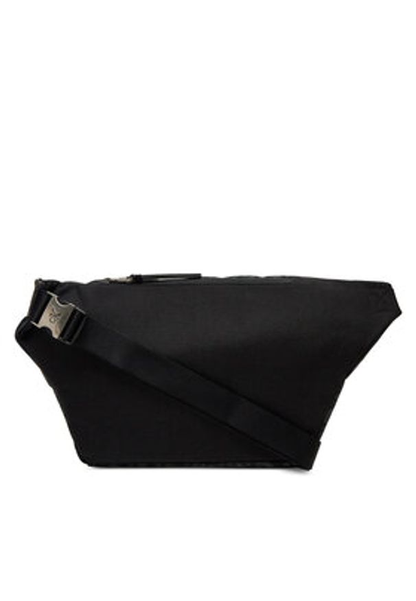 Calvin Klein Jeans Saszetka nerka Unstrctrd Mngrm Ovrs LV04G3098G Czarny. Kolor: czarny. Materiał: materiał