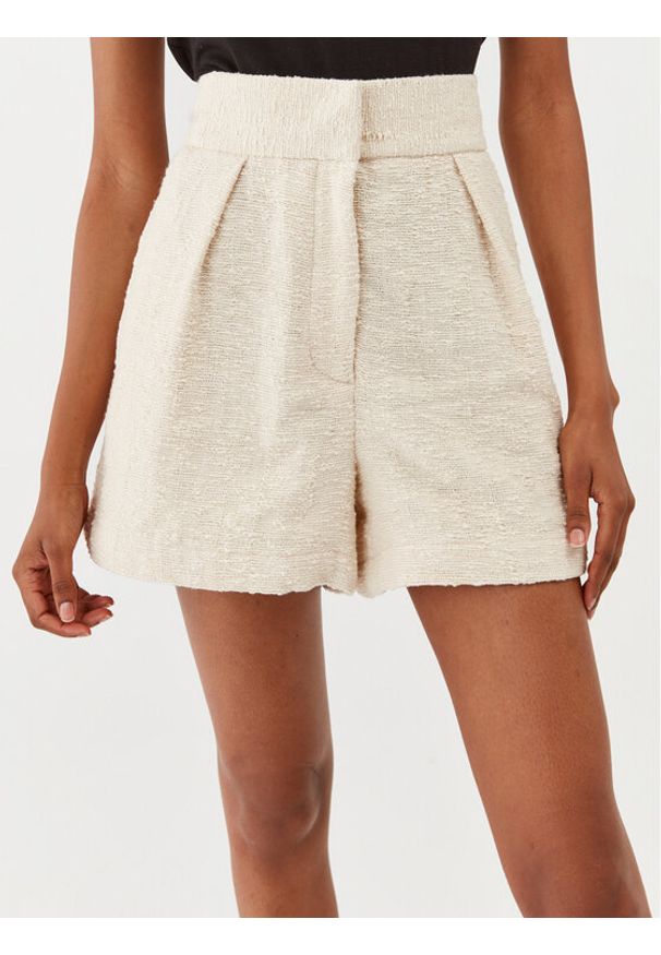 Undress Code Szorty materiałowe Forte Shorts 629 Beżowy Regular Fit. Kolor: beżowy. Materiał: bawełna
