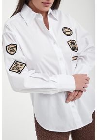 Ermanno Firenze - Koszula damska z naszywkami ERMANNO FIRENZE. Wzór: aplikacja #4