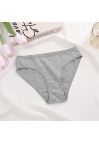 Intica - Figi gładkie dopasowane z wysokiej jakości materiałów Yongja. Kolor: szary. Materiał: materiał. Wzór: gładki