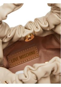 Love Moschino - LOVE MOSCHINO Torebka JC4253PP0MKT0110 Écru. Materiał: skórzane
